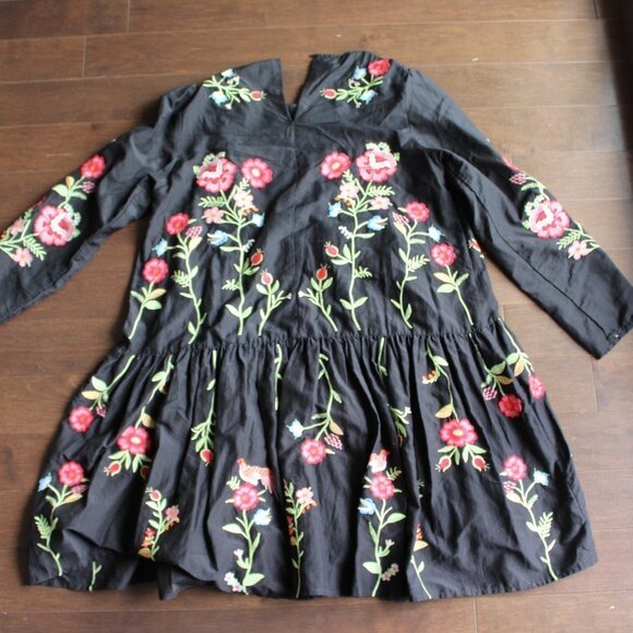 Ethereal, Magic Garden Embroidered Mini Dress - Picture 5 of 7